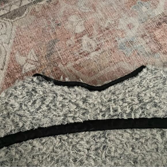 Iro Zyta Zipper Front Wool Leather Jacket Size Small - Picture 9 of 15